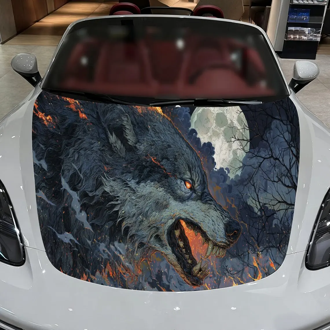 Roaring Wolf Car Hood Stickers - Self-Adhesive, Waterproof and Durable Vinyl Wrap, Decorate And Protect Your Car - The Gift For
Roaring Wolf Car Hood Stickers - Self-Adhesive, Waterproof and Durable Vinyl Wrap, Decorate And Protect Your Car - The Gift For