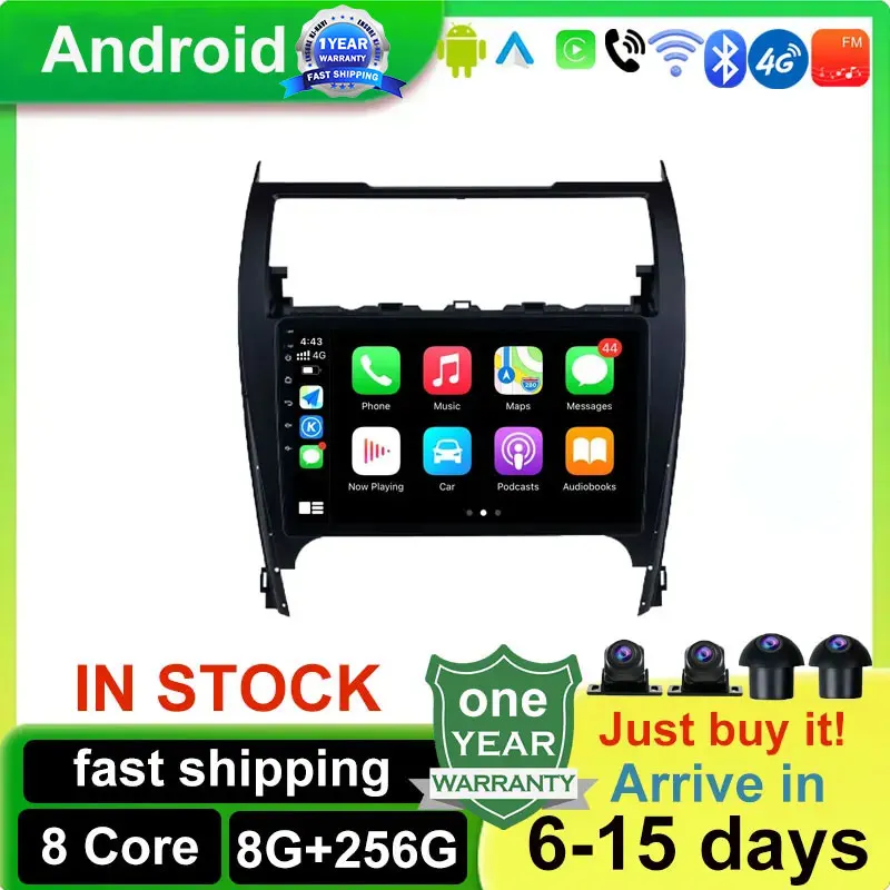 For Toyota Camry 2012-2017 Carplay Android 14 Auto Radio Stereo Player Multimedia GPS Navigation
For Toyota Camry 2012-2017 Carplay Android 14 Auto Radio Stereo Player Multimedia GPS Navigation