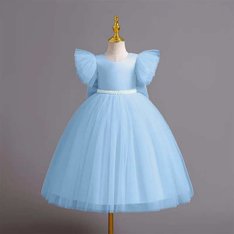 2025 New Fashion Open Back Mesh Dress Carnival Birthday Wedding Flower Girl Performance Dress Girl's Pearl Bow Princess Dress
2025 New Fashion Open Back Mesh Dress Carnival Birthday Wedding Flower Girl Performance Dress Girl's Pearl Bow Princess Dress