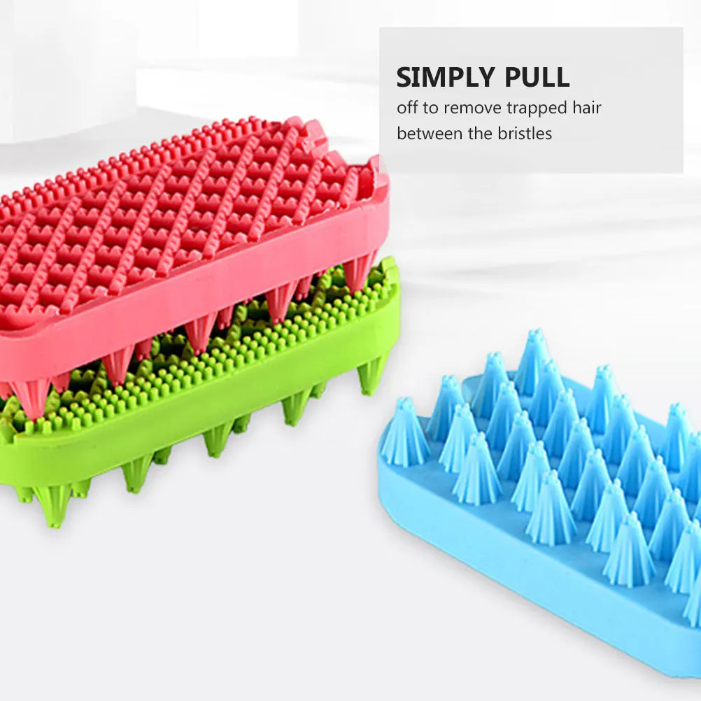 Pet Hair Comb Silicone Grooming Tool for Dogs Cats Bath Massage Brush Kit Scrubber Dog Brushes Flexible Bristles
Pet Hair Comb Silicone Grooming Tool for Dogs Cats Bath Massage Brush Kit Scrubber Dog Brushes Flexible Bristles