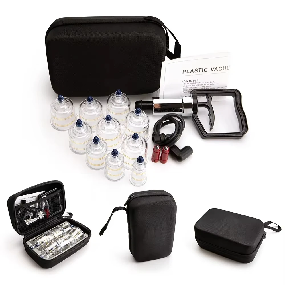 Cupping Set 10 Cups Cupping Kit for Massage Therapy Chinese Cupping Therapy Set Professional Vacuum Cupping Set for Cellulite
Cupping Set 10 Cups Cupping Kit for Massage Therapy Chinese Cupping Therapy Set Professional Vacuum Cupping Set for Cellulite
