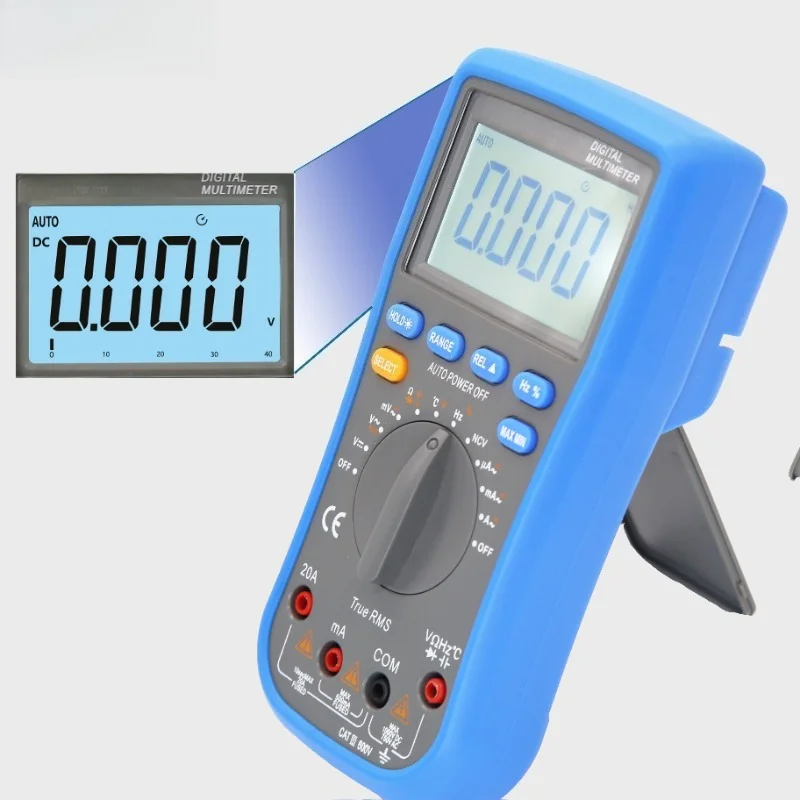 Digital Multimeter with Data Hold Multi-Tester Intelligent Automatic Range Function
Digital Multimeter with Data Hold Multi-Tester Intelligent Automatic Range Function