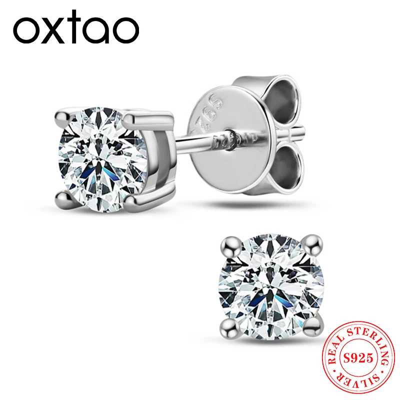 Серьги-гвоздики OXTAO с муассанитом 3 мм/4 мм/5 мм, цвет D, VVS1, серебро 925 пробы, для женщин и мужчин, ювелирные изделия с сертификатом
Серьги-гвоздики OXTAO с муассанитом 3 мм/4 мм/5 мм, цвет D, VVS1, серебро 925 пробы, для женщин и мужчин, ювелирные изделия с сертификатом