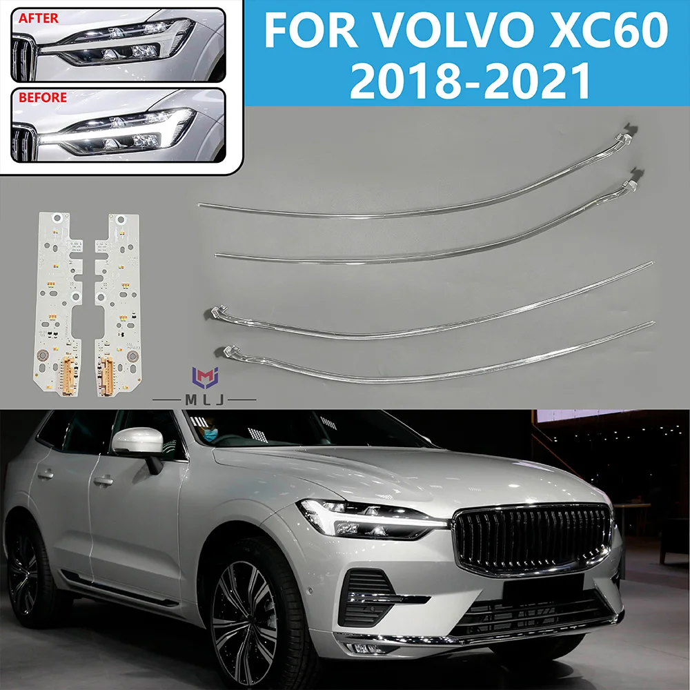For Volvo XC60 2018-2021 White Light Angel Eye Light Source Board Chip LED Headlight DRL Light Guide Strip Tube Car Accessories
For Volvo XC60 2018-2021 White Light Angel Eye Light Source Board Chip LED Headlight DRL Light Guide Strip Tube Car Accessories