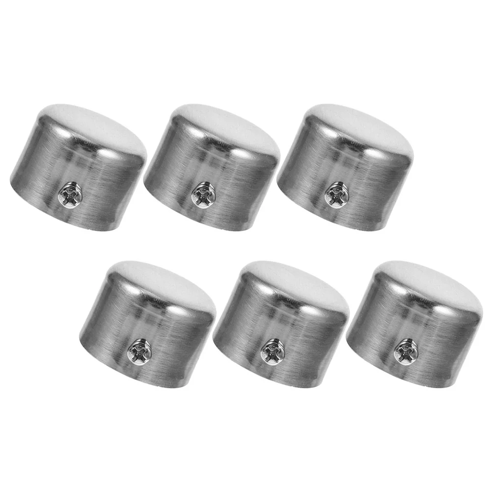 6 Pcs Curtain Rod Plug Black End Caps for Window Fitting Finials Replacement Curtains Rods Metal Decorate
6 Pcs Curtain Rod Plug Black End Caps for Window Fitting Finials Replacement Curtains Rods Metal Decorate