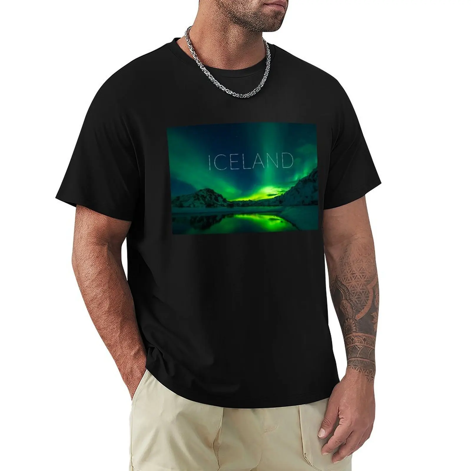 Iceland Aurora Borealis Northern Lights T-Shirt blacks summer top designer shirts men t shirts high quality
Iceland Aurora Borealis Northern Lights T-Shirt blacks summer top designer shirts men t shirts high quality