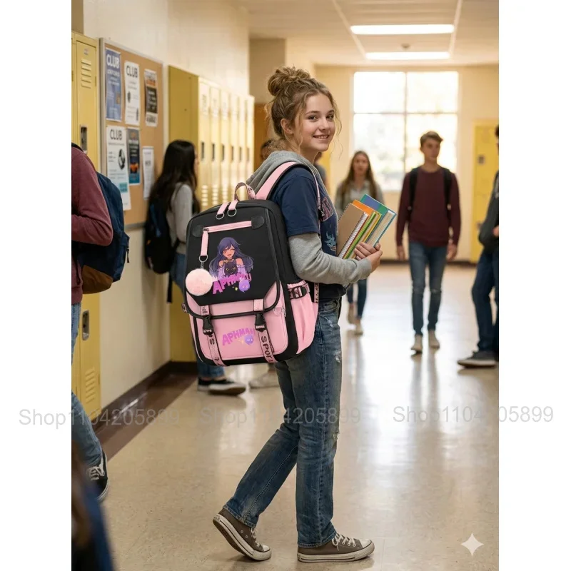 Aphmau Anime Backpack for Teenager Back To School Bookbags Fashion Trend Student Laptop Bagpack
Aphmau Anime Backpack for Teenager Back To School Bookbags Fashion Trend Student Laptop Bagpack