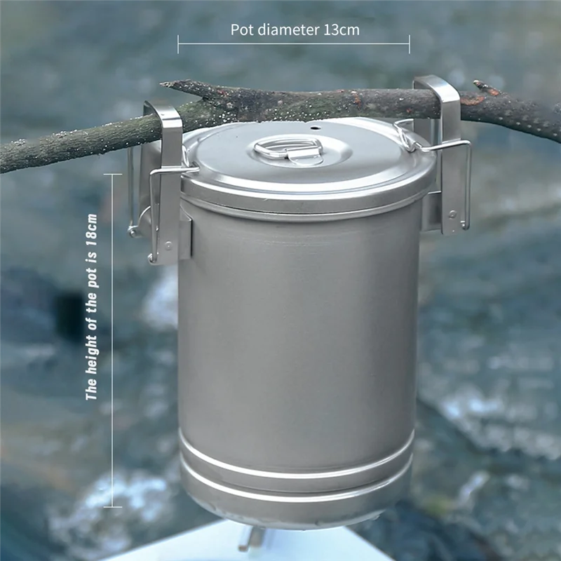 Camping Pot Cooking Pot Tableware Outdoor Cookware Silver For Backpacking Camping Hunting Fishing-B60B
Camping Pot Cooking Pot Tableware Outdoor Cookware Silver For Backpacking Camping Hunting Fishing-B60B