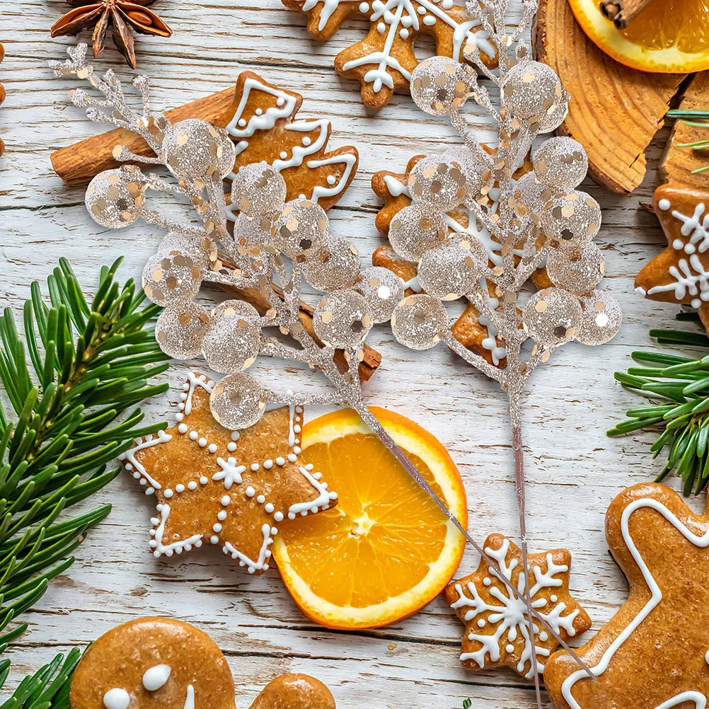 12 Pcs Christmas Glitter Berries Picks Artificial Berry Decoration Stems for Wreath Making Flowers
12 Pcs Christmas Glitter Berries Picks Artificial Berry Decoration Stems for Wreath Making Flowers