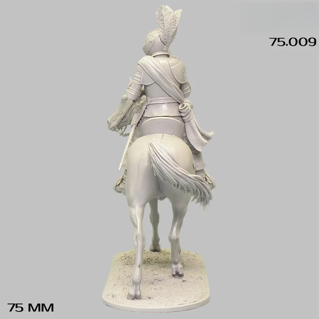 75mm resin figure unpainted model kit, circa 1630, armor-clad cavalryman, survivor in battle, unassembled and unpainted GK
75mm resin figure unpainted model kit, circa 1630, armor-clad cavalryman, survivor in battle, unassembled and unpainted GK