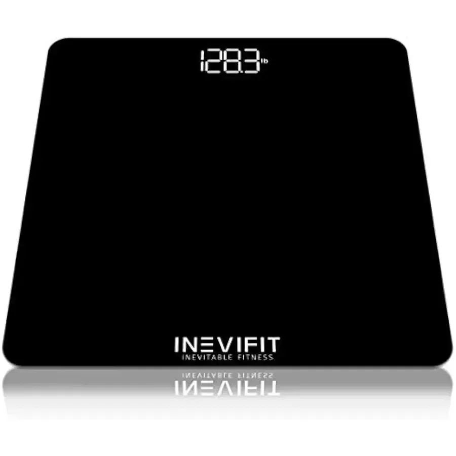 INEVIFIT Premium Bathroom Scale, Highly Accurate Digital Bathroom Body Scale, Measures Weight up to 400 lbs. Includes Batteries
INEVIFIT Premium Bathroom Scale, Highly Accurate Digital Bathroom Body Scale, Measures Weight up to 400 lbs. Includes Batteries