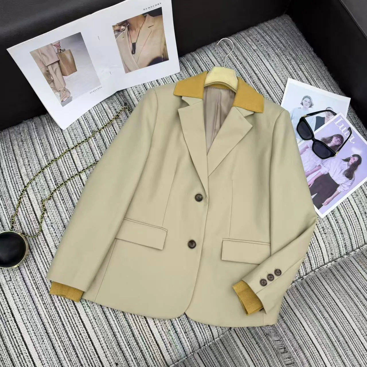 High Quality Women Suit Blazer Elegant Coat 2026 Spring Autumn Fashion Blazer Luxury Jacket Solid Ladies Tops Clothesxy2632055
High Quality Women Suit Blazer Elegant Coat 2026 Spring Autumn Fashion Blazer Luxury Jacket Solid Ladies Tops Clothesxy2632055