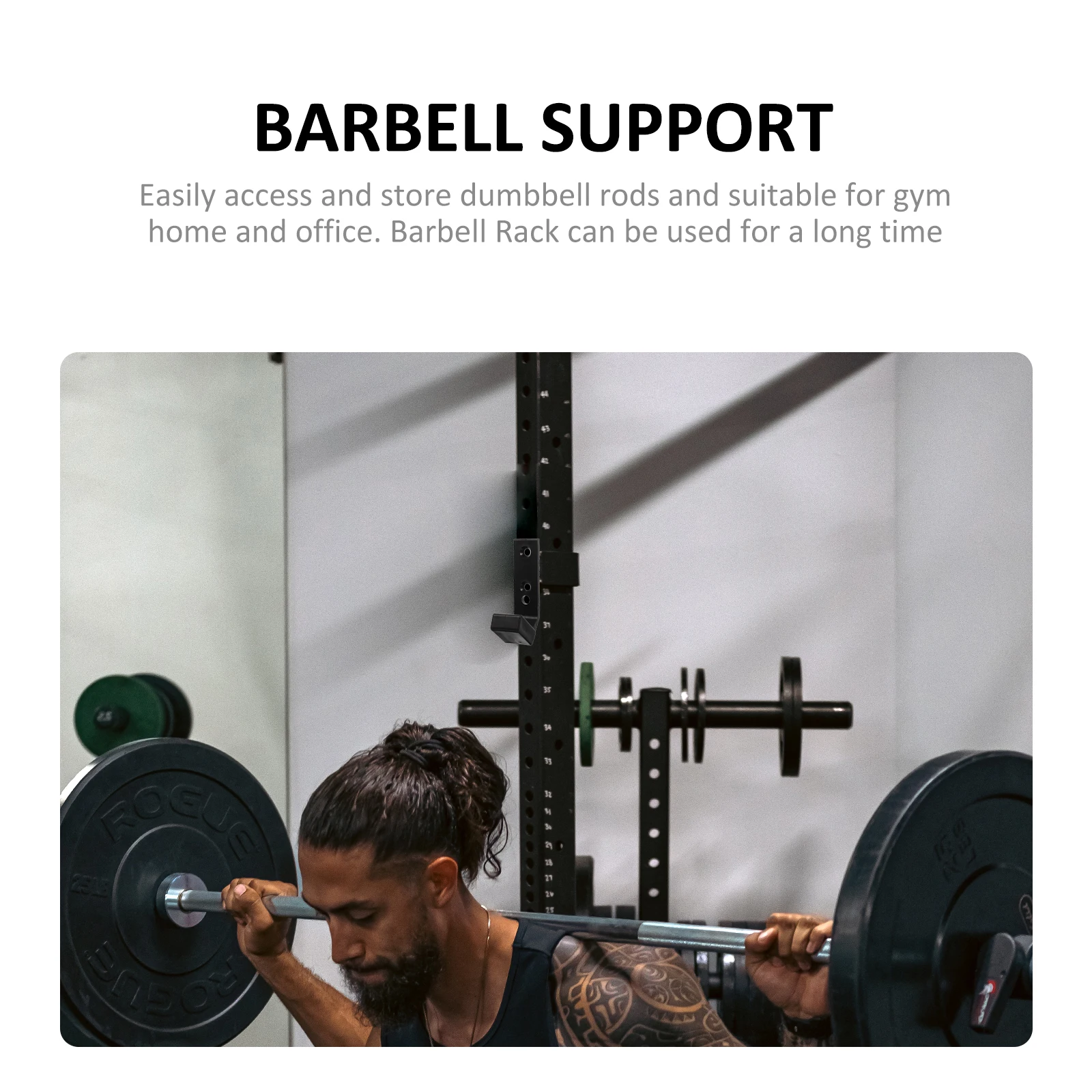 2pcs Barbell Stand 40x55x100PA PP Wall Mounted Dumbbell Rack Gym Equipment Storage Hanger Home Office Long Design
2pcs Barbell Stand 40x55x100PA PP Wall Mounted Dumbbell Rack Gym Equipment Storage Hanger Home Office Long Design