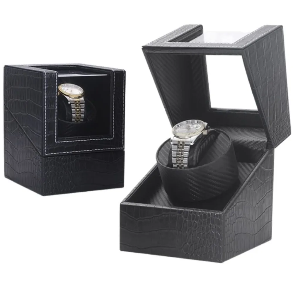 PU Leather Automatic Watch Winder 1+0 Motor Silent Watch Shaker High-end 360° Rotation Watch Collection Box Watch Storage
PU Leather Automatic Watch Winder 1+0 Motor Silent Watch Shaker High-end 360° Rotation Watch Collection Box Watch Storage