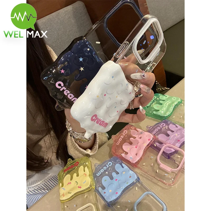 Summer Cute Ice Cream Transparent Phone Case For iphone 15 14 13 12 Pro Max ShockProof Anti-fall 2in1 Soft Silicone Clear shell
Summer Cute Ice Cream Transparent Phone Case For iphone 15 14 13 12 Pro Max ShockProof Anti-fall 2in1 Soft Silicone Clear shell