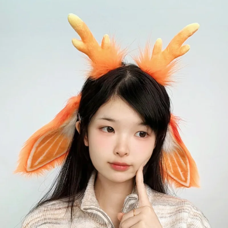 Anime Fur Orange Rabbit Ear Headband Tail Elk Antlers Lolita Beast Ear Headband Cosplay Party Costume Fake Fur Tail
Anime Fur Orange Rabbit Ear Headband Tail Elk Antlers Lolita Beast Ear Headband Cosplay Party Costume Fake Fur Tail