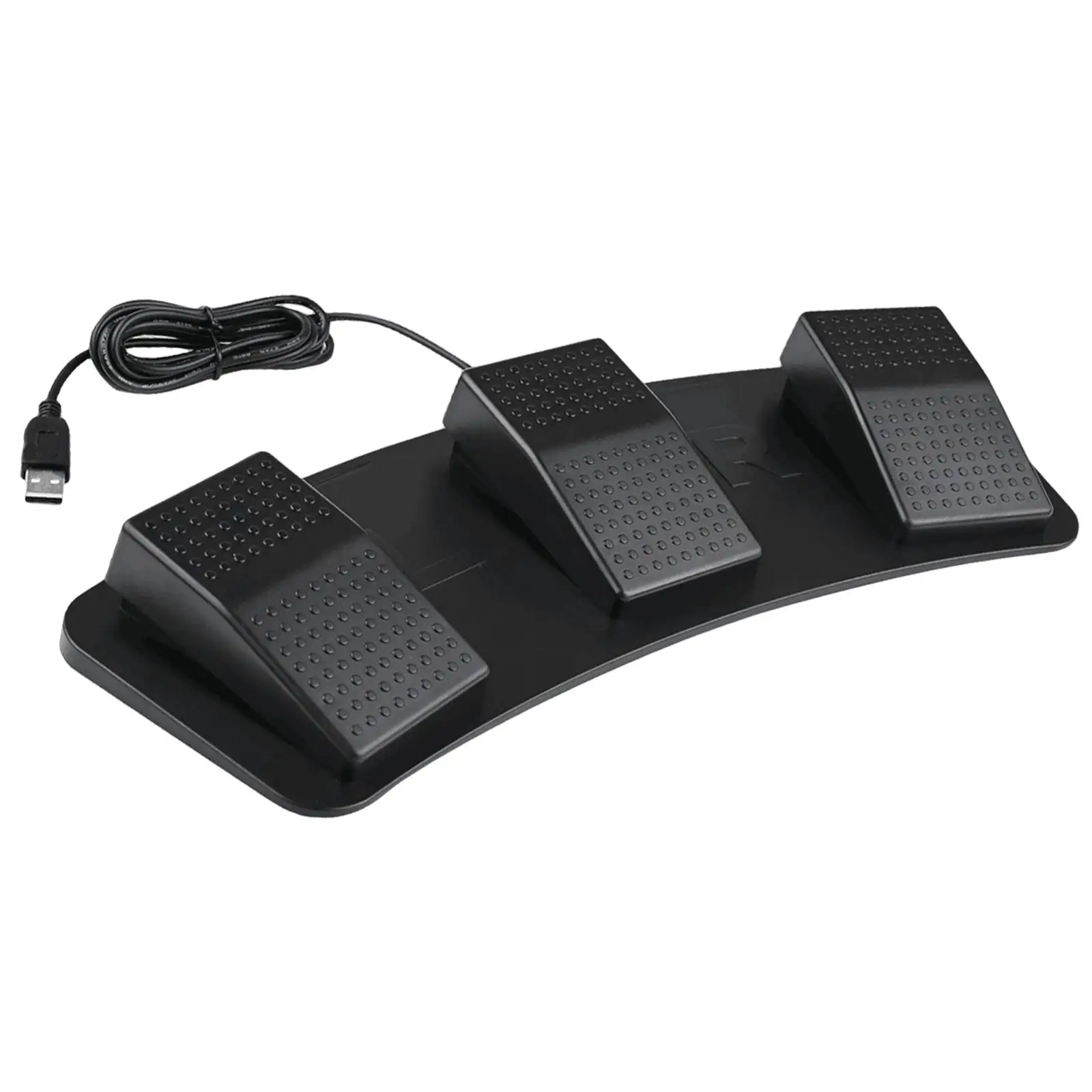 USB Foot Pedal Action Switch Customizable HID Keyboard Mouse Device for Game Factory Testing and Pc Use