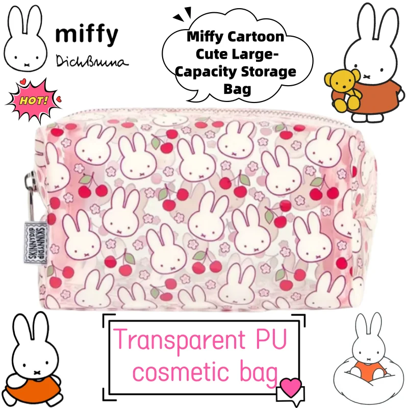 Miffy Cartoon Cute Creative Transparent Cosmetic Bag Gift Cartoon Peripheral Kawaii High Color Value Large Capacity Storage Bag
Miffy Cartoon Cute Creative Transparent Cosmetic Bag Gift Cartoon Peripheral Kawaii High Color Value Large Capacity Storage Bag
