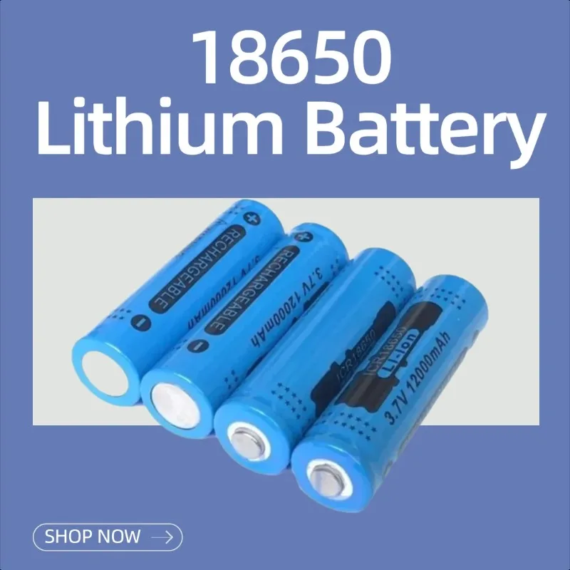 18650 Lithium Battery 3.7V 12000mAh Battery for Flashlights and Fans
18650 Lithium Battery 3.7V 12000mAh Battery for Flashlights and Fans