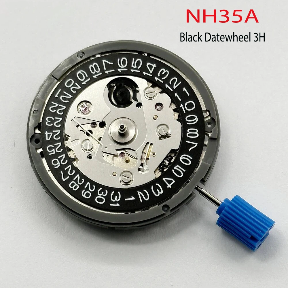 Japan Genuine NH35 Mechanical Movement Black 3H Date Automatic Watch Replace Mechanism NH35A 4R35 High Accuracy 24 Jewels
Japan Genuine NH35 Mechanical Movement Black 3H Date Automatic Watch Replace Mechanism NH35A 4R35 High Accuracy 24 Jewels