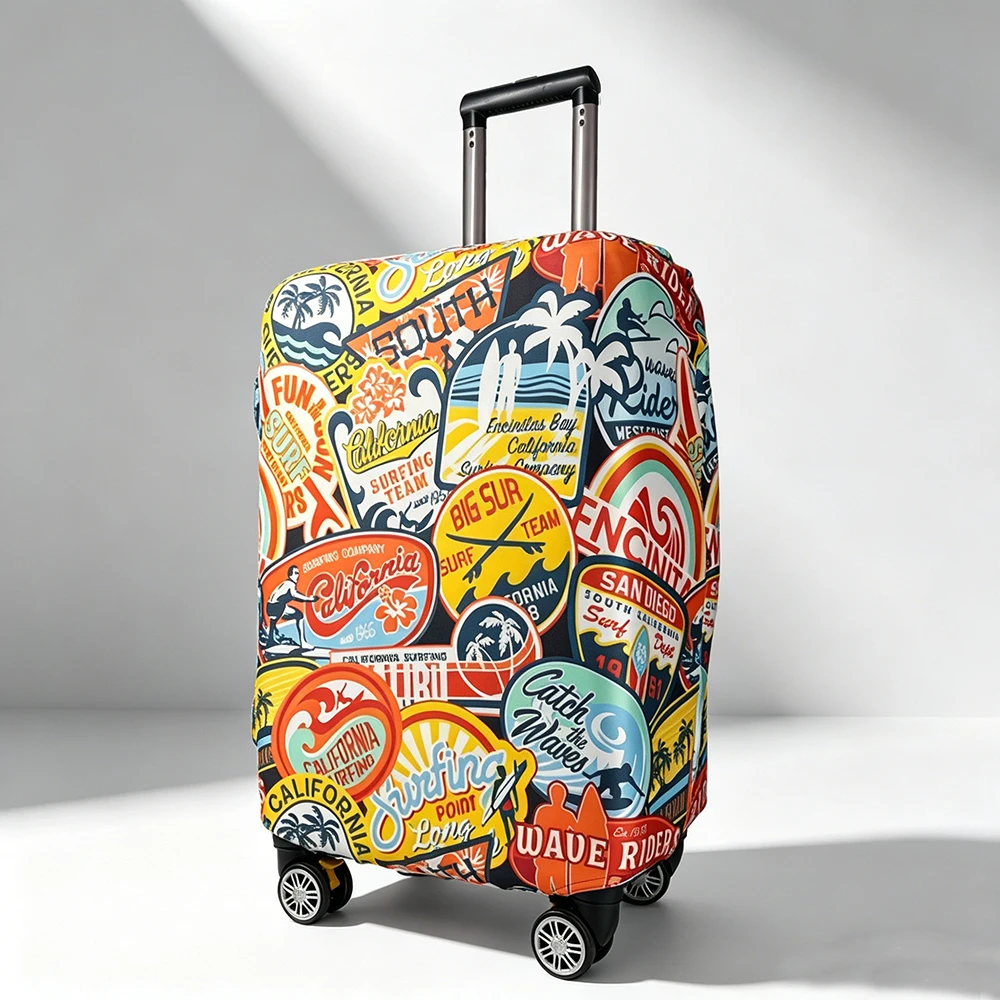 Surf Print Elastic Luggage Cover Anti-Scratch Dustproof Suitcase Protector Fits 18-32 Inch Trolley Case Travel Accessories
Surf Print Elastic Luggage Cover Anti-Scratch Dustproof Suitcase Protector Fits 18-32 Inch Trolley Case Travel Accessories