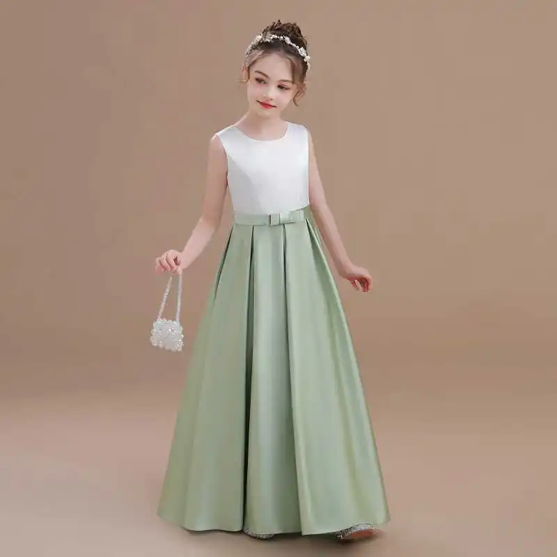 Girls' Elegant Princess Dress Satin Birthday Party Gown High-End Fashionable Performance Outfit Piano Show Off-stage Costume
Girls' Elegant Princess Dress Satin Birthday Party Gown High-End Fashionable Performance Outfit Piano Show Off-stage Costume