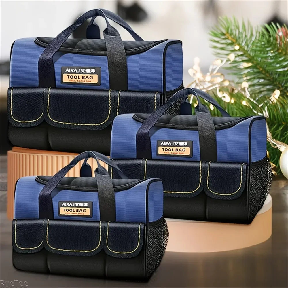 AIRAJ Square Tool Bag with 30% More Capacity Waterproof Multi Pockets Tool Organizer Tool Pouch for Electrician Tools
AIRAJ Square Tool Bag with 30% More Capacity Waterproof Multi Pockets Tool Organizer Tool Pouch for Electrician Tools