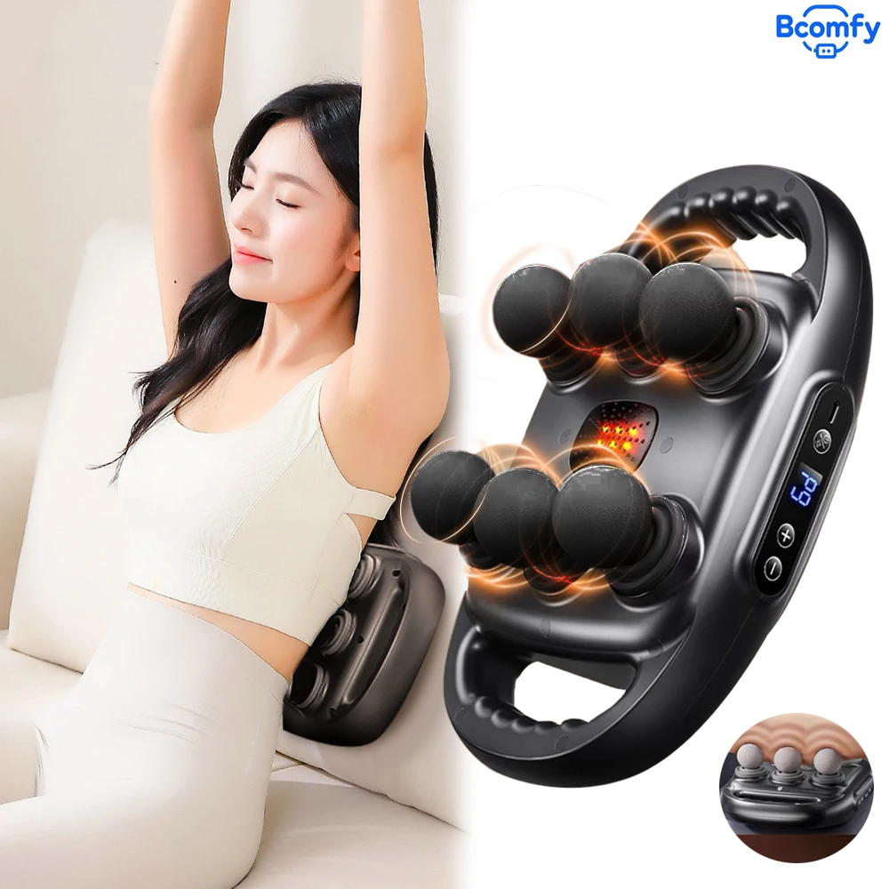 Fascia Gun Six-head Fascia Gun High-Frequency Massage Gun Back and Waist Massager Professional Massage Gun Relief Muscle Pain
Fascia Gun Six-head Fascia Gun High-Frequency Massage Gun Back and Waist Massager Professional Massage Gun Relief Muscle Pain
