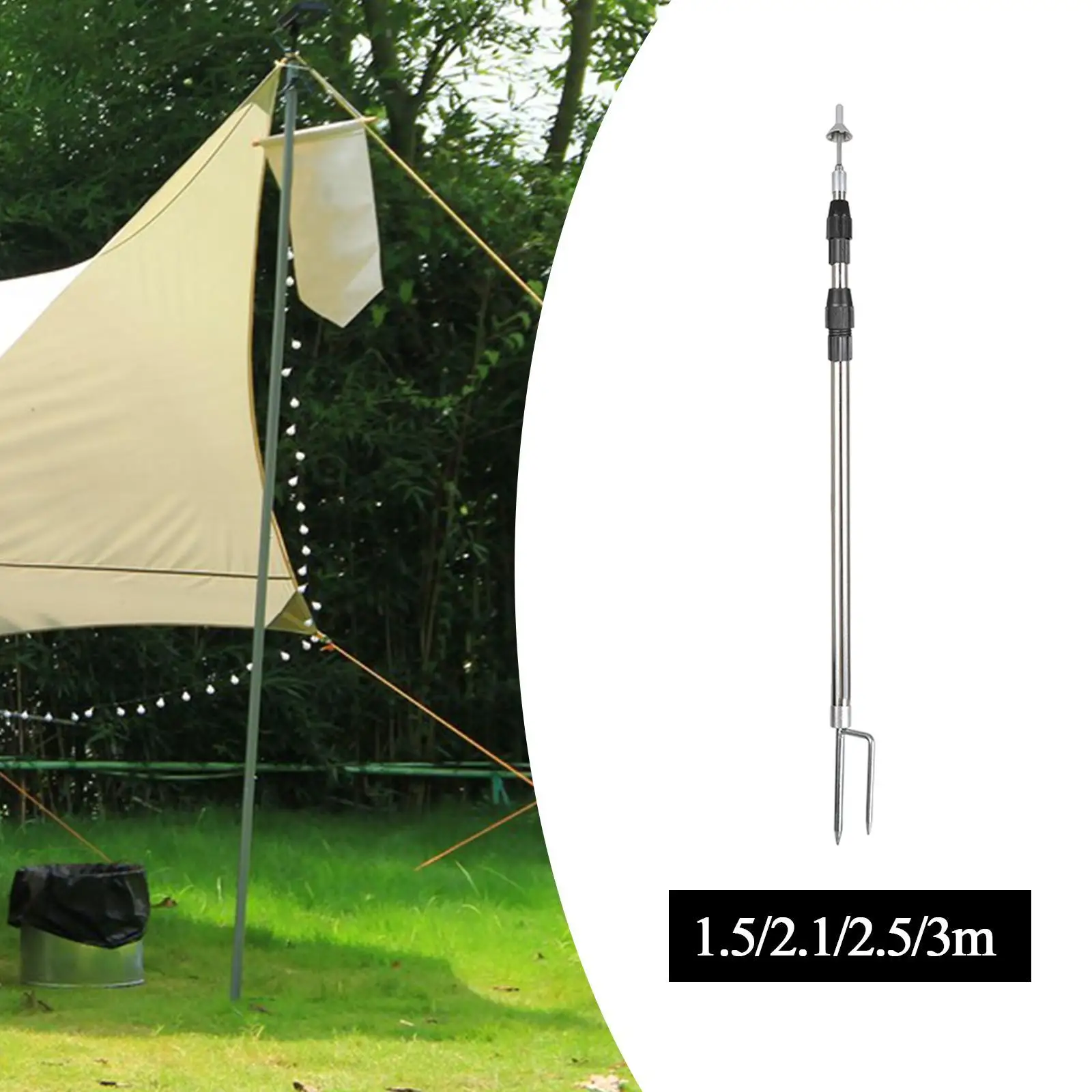Tent Poles for Tarp Replacement Poles Adjustable Support Pole Awning Poles Tent Pole for Hiking Awning Sports Camping Outdoor
Tent Poles for Tarp Replacement Poles Adjustable Support Pole Awning Poles Tent Pole for Hiking Awning Sports Camping Outdoor