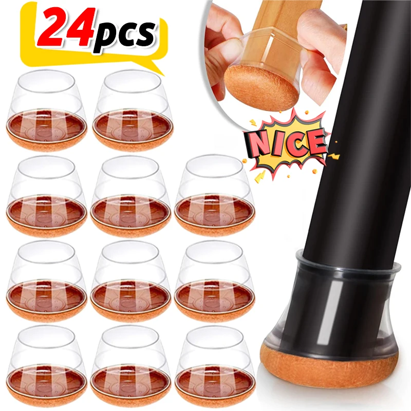 24/1Pcs Round Chair Leg Protectors Felt Pads for Hardwood Floors Silicone Covers Furniture Leg Slider Caps Non Slip Reduce Noise
24/1Pcs Round Chair Leg Protectors Felt Pads for Hardwood Floors Silicone Covers Furniture Leg Slider Caps Non Slip Reduce Noise