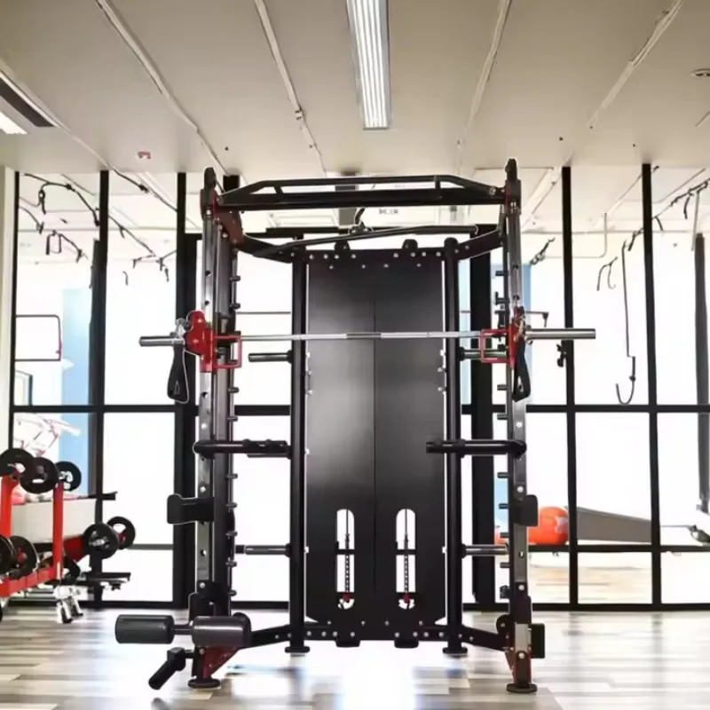 Factory Fitness Equipment Power Smith Cable Crossover Equipment Power Rack Smith Machine Multi Functional Machine Squat Rack
Factory Fitness Equipment Power Smith Cable Crossover Equipment Power Rack Smith Machine Multi Functional Machine Squat Rack