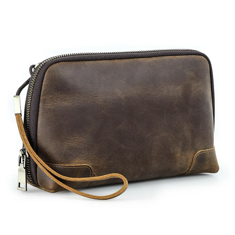 Suitable for Data Cable Accessories Cowhide Storage Bag Handmade with Wrist Strap Multifunctional Retro Handbag
Suitable for Data Cable Accessories Cowhide Storage Bag Handmade with Wrist Strap Multifunctional Retro Handbag