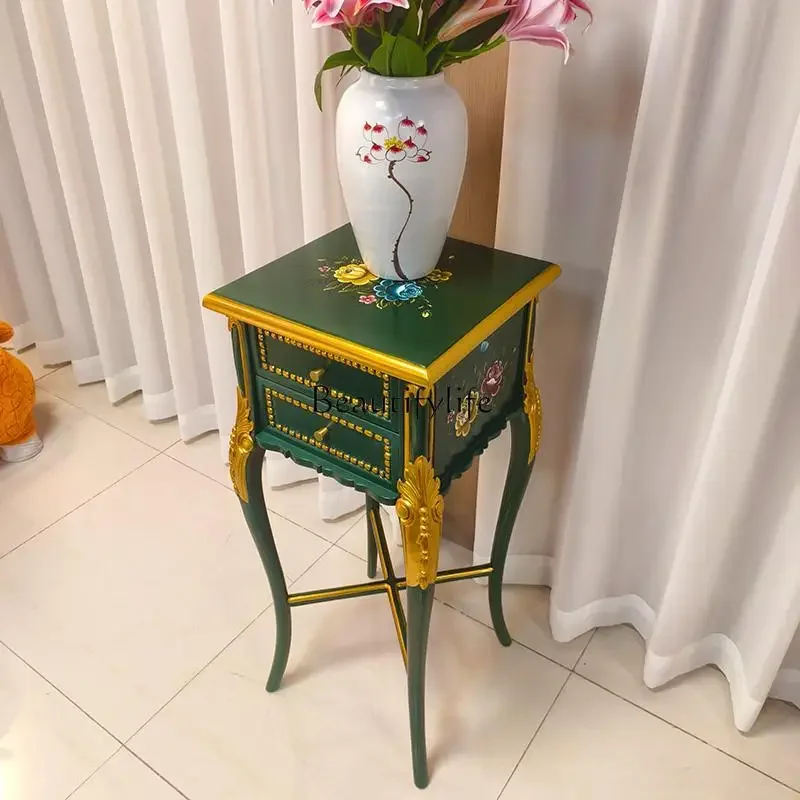 yj19 French Style Solid Wood Flower Stand Carved Storage Floor-standing Flower Pot Stand
yj19 French Style Solid Wood Flower Stand Carved Storage Floor-standing Flower Pot Stand