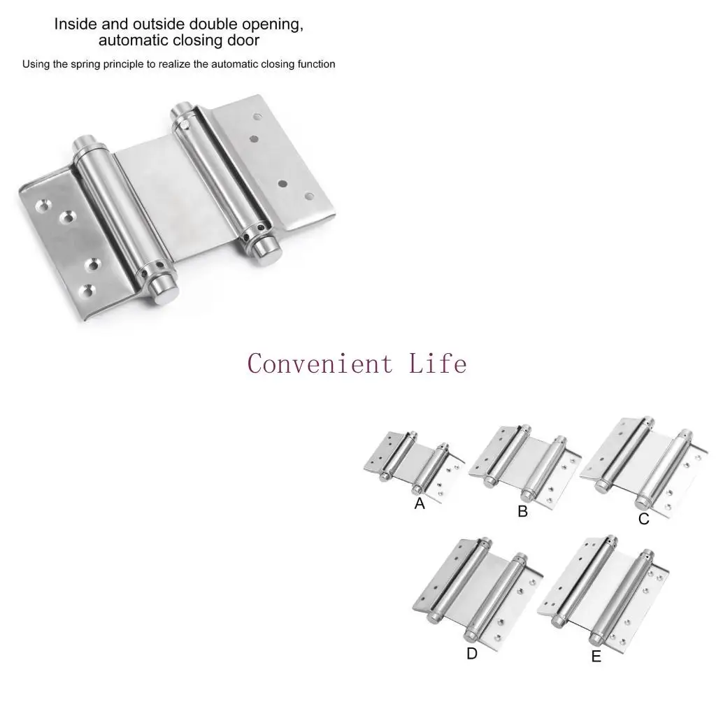L1EE Efficient Sturdy Stainless Steel Double Spring Hinges Providing Strong Load Bearing Capacity for Multiple Door Type
L1EE Efficient Sturdy Stainless Steel Double Spring Hinges Providing Strong Load Bearing Capacity for Multiple Door Type
