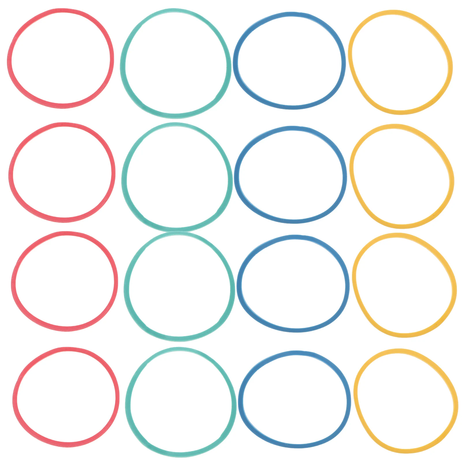 60pcs Colored Rubber Bands Assorted Colors for Office School Home Use Craft Binding Elastic Rings Geoboard Accessories
60pcs Colored Rubber Bands Assorted Colors for Office School Home Use Craft Binding Elastic Rings Geoboard Accessories