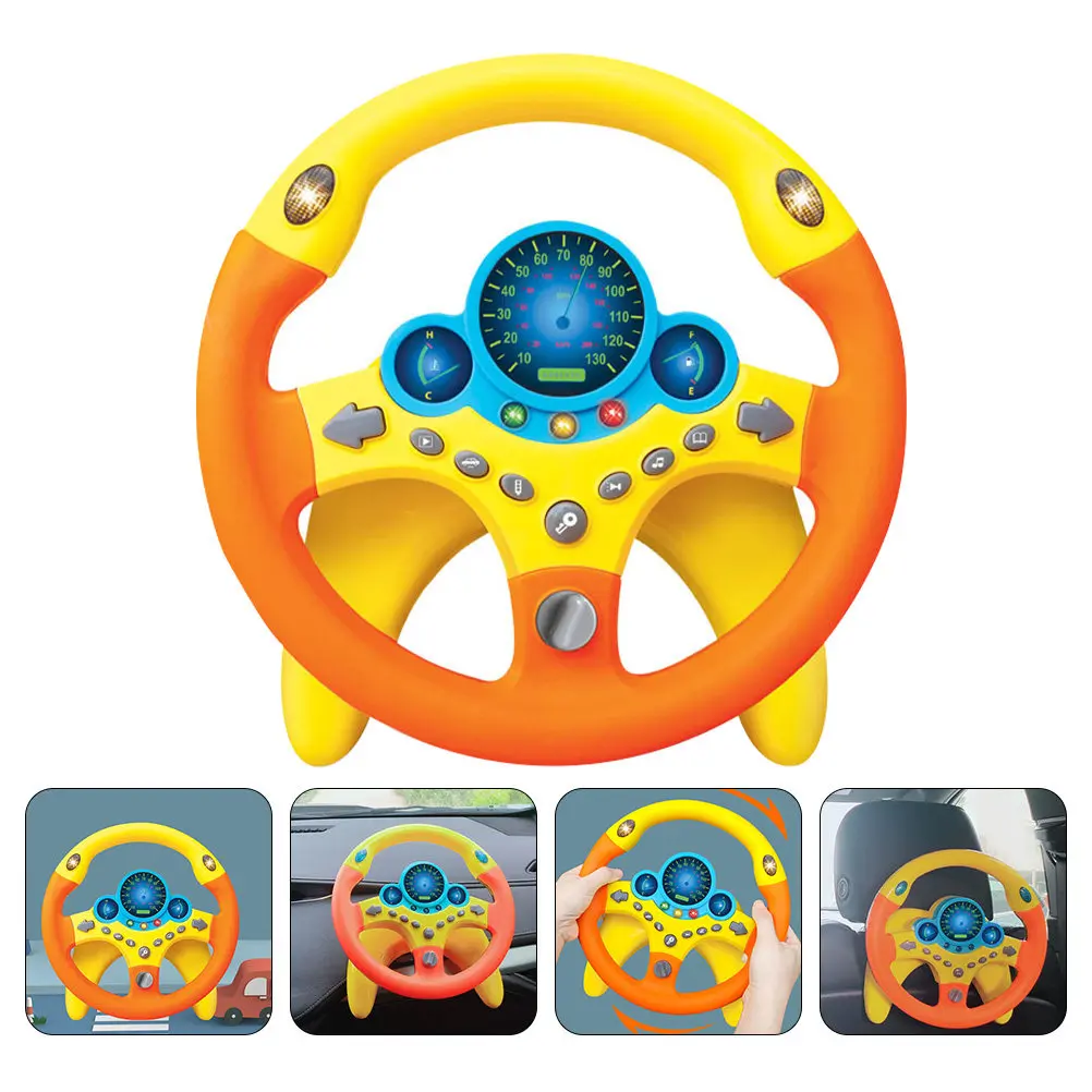 1Pcs Intelligent Simulation Steering Wheel Educational Music Plaything for Kids Driving Simulation Baby Steering
1Pcs Intelligent Simulation Steering Wheel Educational Music Plaything for Kids Driving Simulation Baby Steering