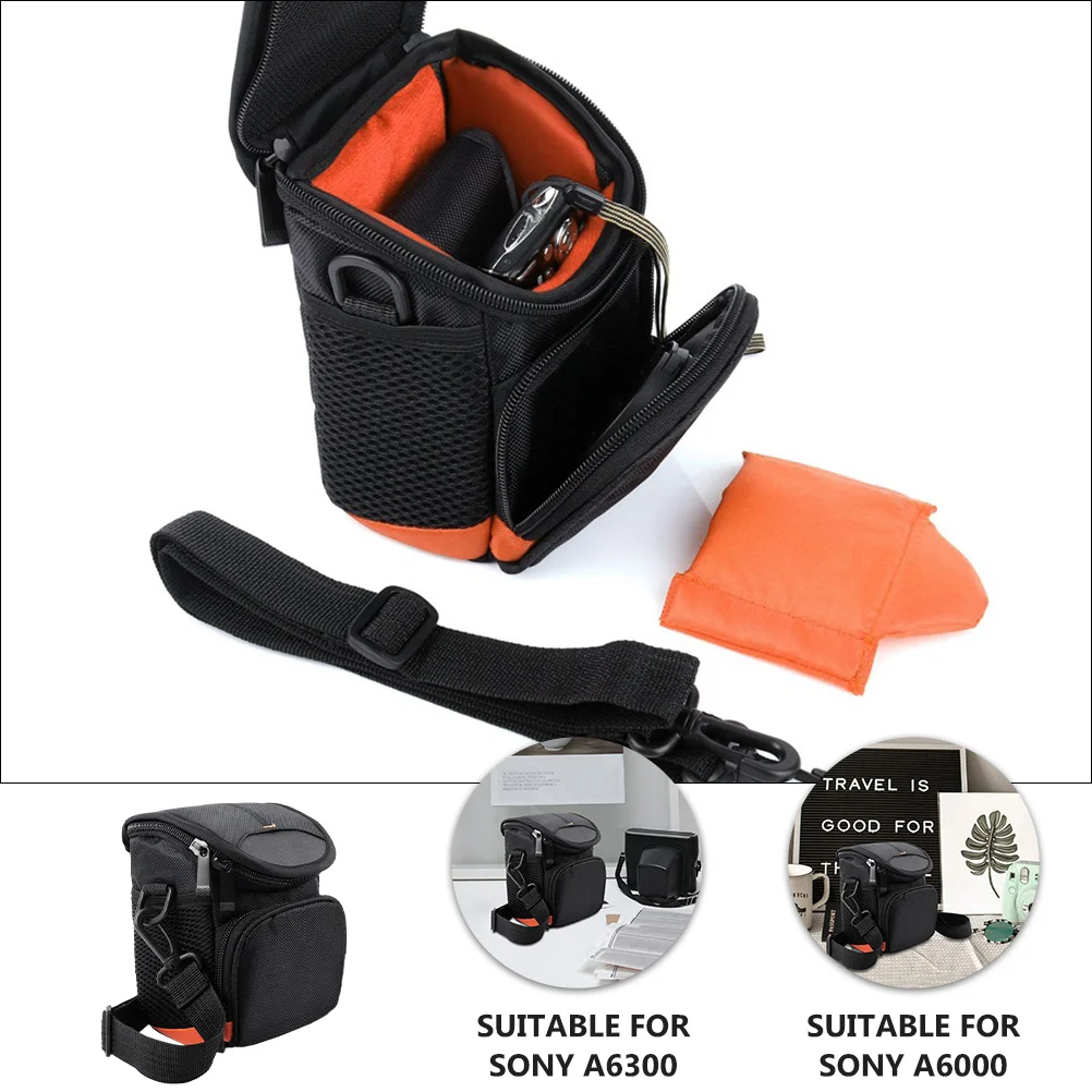 1pc Shoulder Bag For A6000 A6300 A5100 Layered Design Durable Nylon Case Strap Dustproof Travel Storage Pouch Compatible With
1pc Shoulder Bag For A6000 A6300 A5100 Layered Design Durable Nylon Case Strap Dustproof Travel Storage Pouch Compatible With