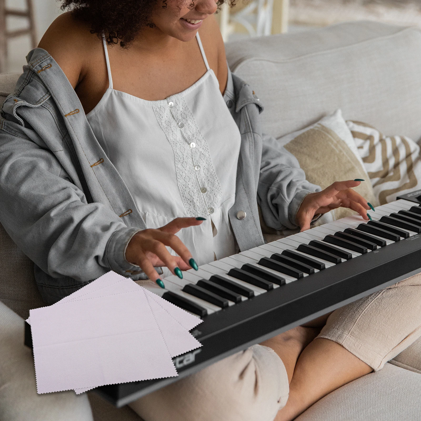 3 pcs Cloth For Instrument Light Grey Microfiber Wipes For Fiber Violin Wipes Piano Violin Guitar Polishing Tool
3 pcs Cloth For Instrument Light Grey Microfiber Wipes For Fiber Violin Wipes Piano Violin Guitar Polishing Tool