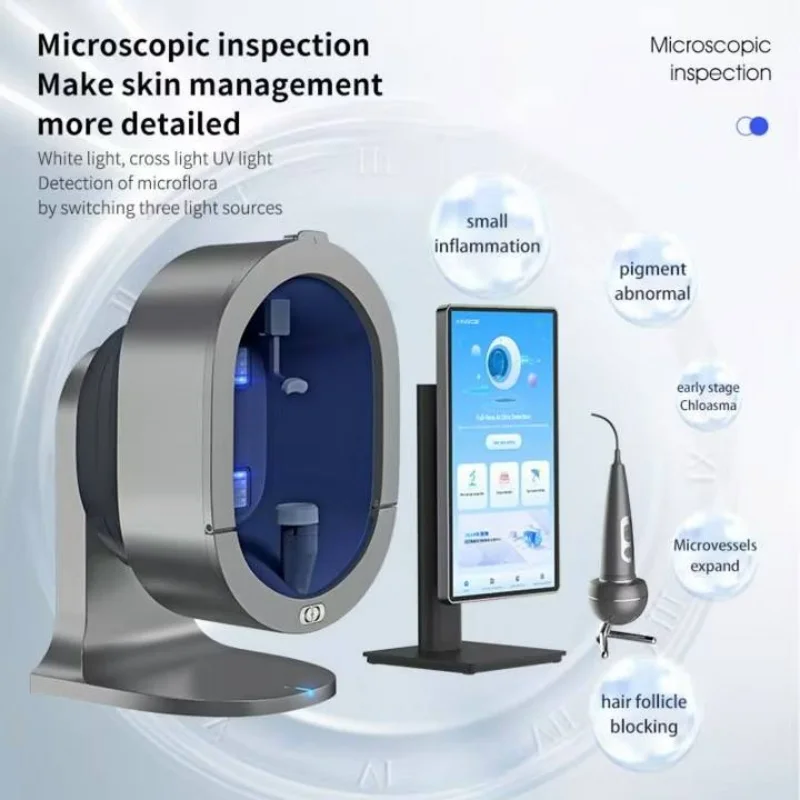 Новый анализатор кожи X5 Pro AI 2026 года с разрешением 36 мегапикселей для домашнего использования, микроскопический детектор кожи головы для диагностики состояния кожи и выявления проблем с кожей
Новый анализатор кожи X5 Pro AI 2026 года с разрешением 36 мегапикселей для домашнего использования, микроскопический детектор кожи головы для диагностики состояния кожи и выявления проблем с кожей