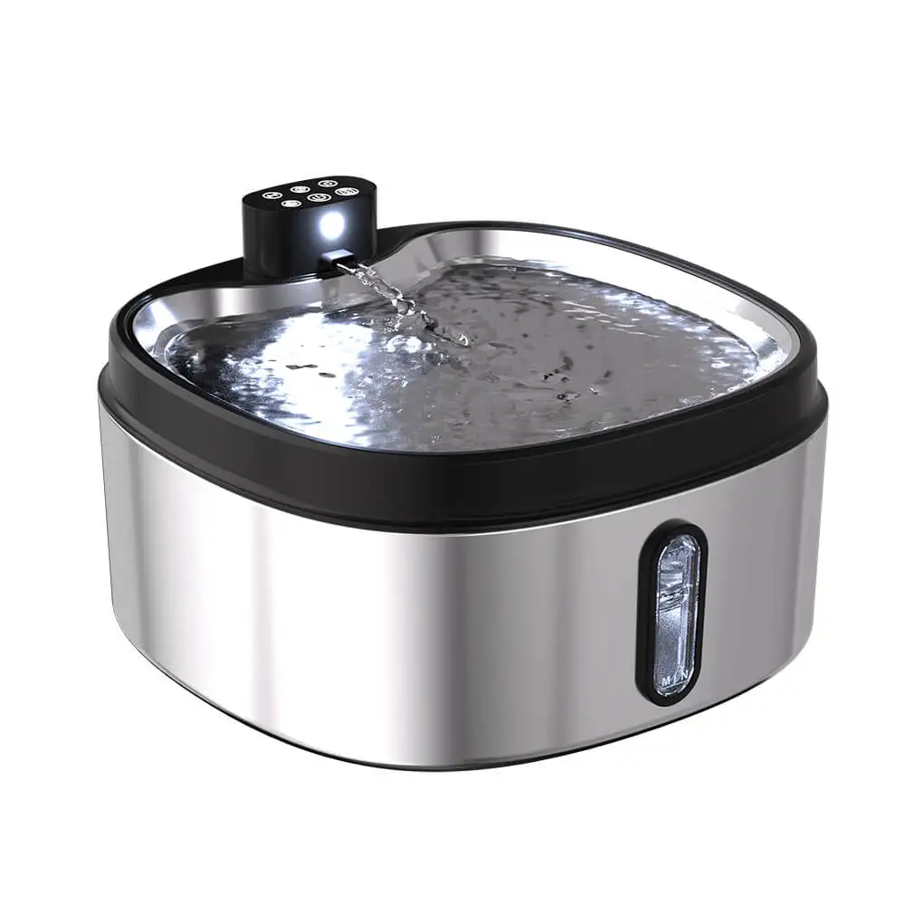 Cat Water Fountain Stainless Steel 7L Pet Drinking Fountain for Dog and Cat Automatic Water Dispenser for Pet UVC Sterilization
Cat Water Fountain Stainless Steel 7L Pet Drinking Fountain for Dog and Cat Automatic Water Dispenser for Pet UVC Sterilization