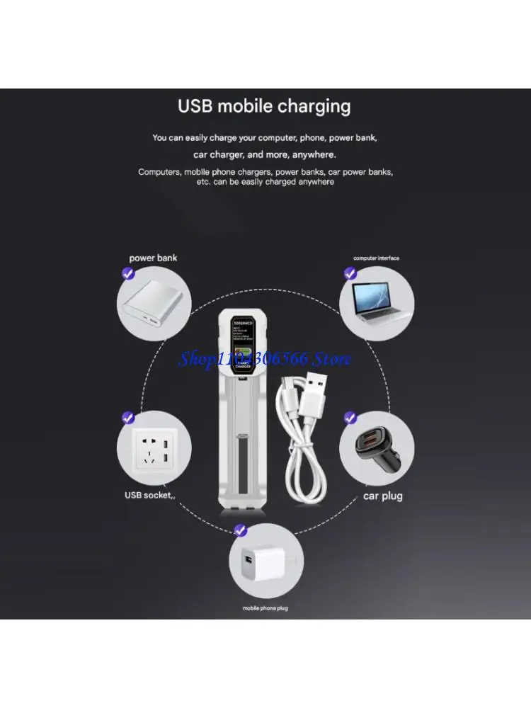 02DD Advanced Single Bay Charging With Voltages Display For 3.7V 4.2V Batteries Adjustable Spring Contacts Protections
02DD Advanced Single Bay Charging With Voltages Display For 3.7V 4.2V Batteries Adjustable Spring Contacts Protections
