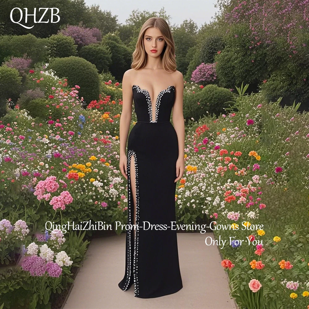 Customized Black Beads Evening Dresses for Special Occasions Velour Sweetheart Floor-Length Mermaid Gala Prom Party Dress 2025
Customized Black Beads Evening Dresses for Special Occasions Velour Sweetheart Floor-Length Mermaid Gala Prom Party Dress 2025