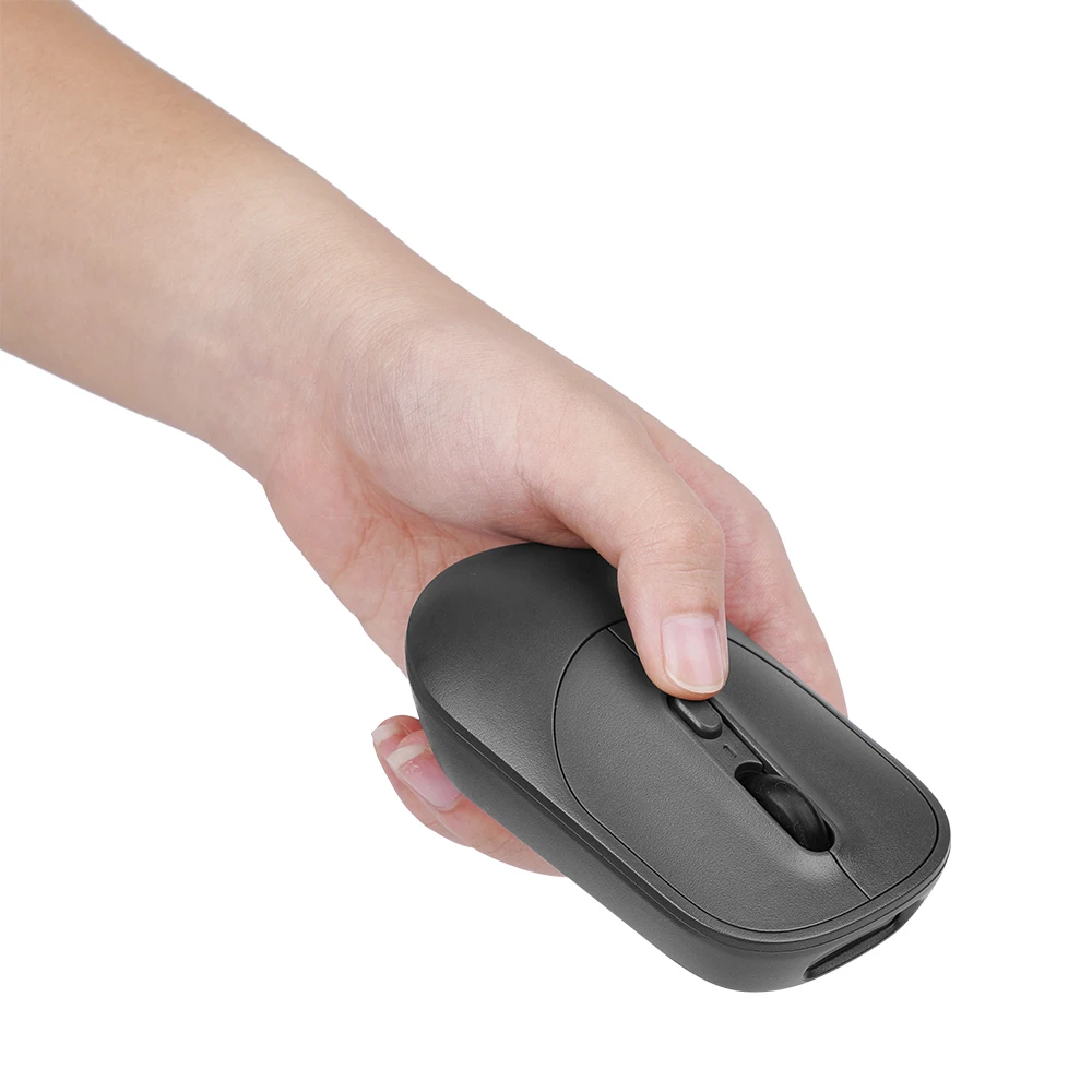 2D Wireless Mouse Barcode Scanner 2-in-1 Handheld QR Code Reader for POS Inventory