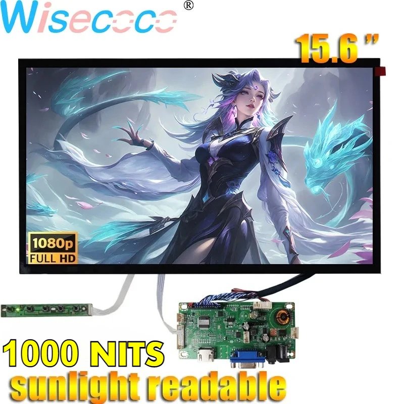 Wisecoco 15,6-дюймовый 1000 нит 1920*1080 читаемый сенсорный ЖК-дисплей с солнечным светом, яркий уличный автомобильный экран, широкая температура
Wisecoco 15,6-дюймовый 1000 нит 1920*1080 читаемый сенсорный ЖК-дисплей с солнечным светом, яркий уличный автомобильный экран, широкая температура
