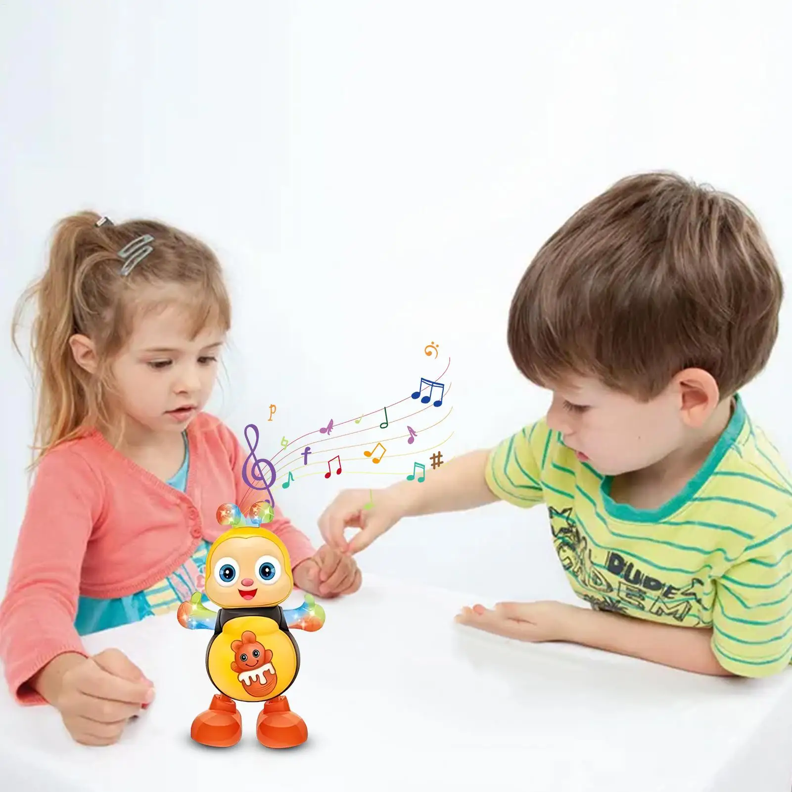 Children Electronic Pets Musical Toy Cartoon Bee Educational Toy With Sound Flash Lighting Sing Dance For Boys Girls Gifts
Children Electronic Pets Musical Toy Cartoon Bee Educational Toy With Sound Flash Lighting Sing Dance For Boys Girls Gifts