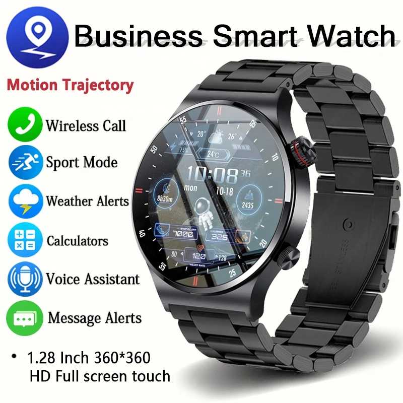 GPS ECG+PPG Bluetooth Call Smartwatch Sports Bracelet Waterproof Men's Smart Watch 2025 New For Huawei Xiaomi Android IOS
GPS ECG+PPG Bluetooth Call Smartwatch Sports Bracelet Waterproof Men's Smart Watch 2025 New For Huawei Xiaomi Android IOS