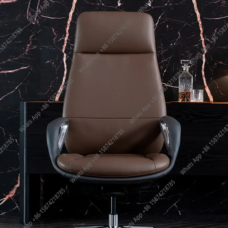 V64 Italian Light Luxury Leather Boss Office Chair Study Computer Chair Comfortable Large Class President Swivel Chair Can Lie D
V64 Italian Light Luxury Leather Boss Office Chair Study Computer Chair Comfortable Large Class President Swivel Chair Can Lie D