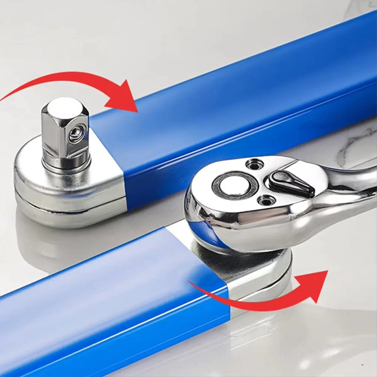 Stable- Compact offset extension wrench with 4 adapter heads multi-functional impact socket and ratchet wrench
Stable- Compact offset extension wrench with 4 adapter heads multi-functional impact socket and ratchet wrench