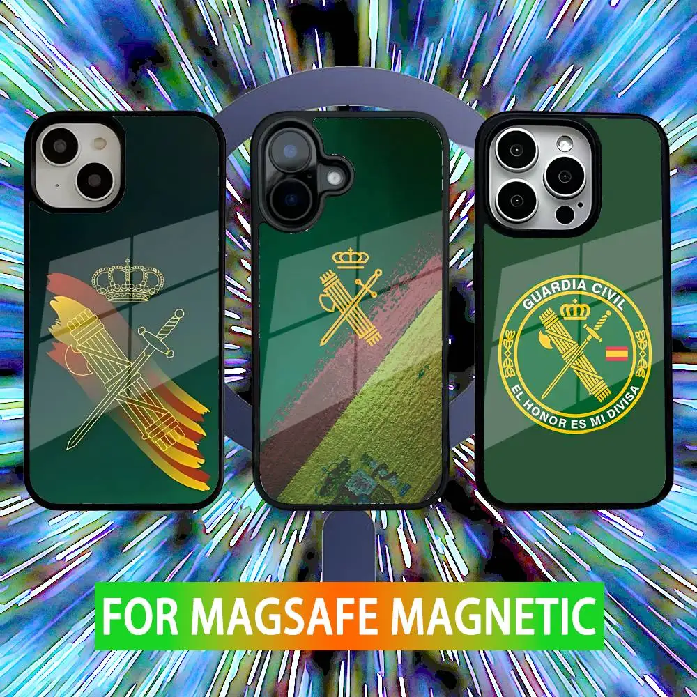 Spanish Guard Civil Emblem Phone Case For iPhone 16,15,14,13,12,11,Pro,Max,Plus,Mini,SE New Magsafe Magnetic Wireless Charging
Spanish Guard Civil Emblem Phone Case For iPhone 16,15,14,13,12,11,Pro,Max,Plus,Mini,SE New Magsafe Magnetic Wireless Charging