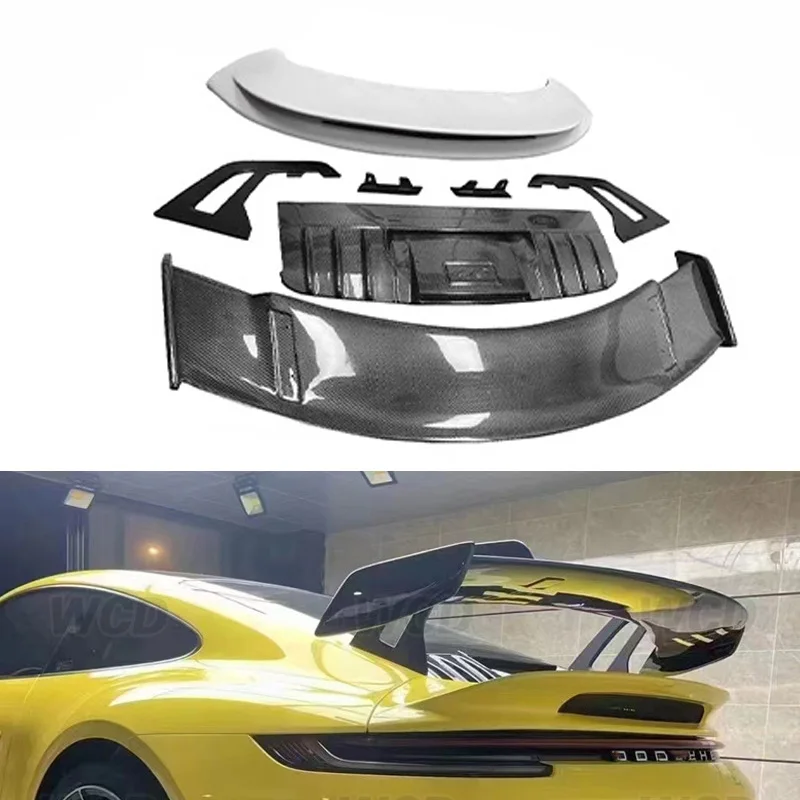 New GT3 GT Style Real Carbon Fiber Fibre Rear Trunk Spoiler Big Wing for Porche 911 992
New GT3 GT Style Real Carbon Fiber Fibre Rear Trunk Spoiler Big Wing for Porche 911 992